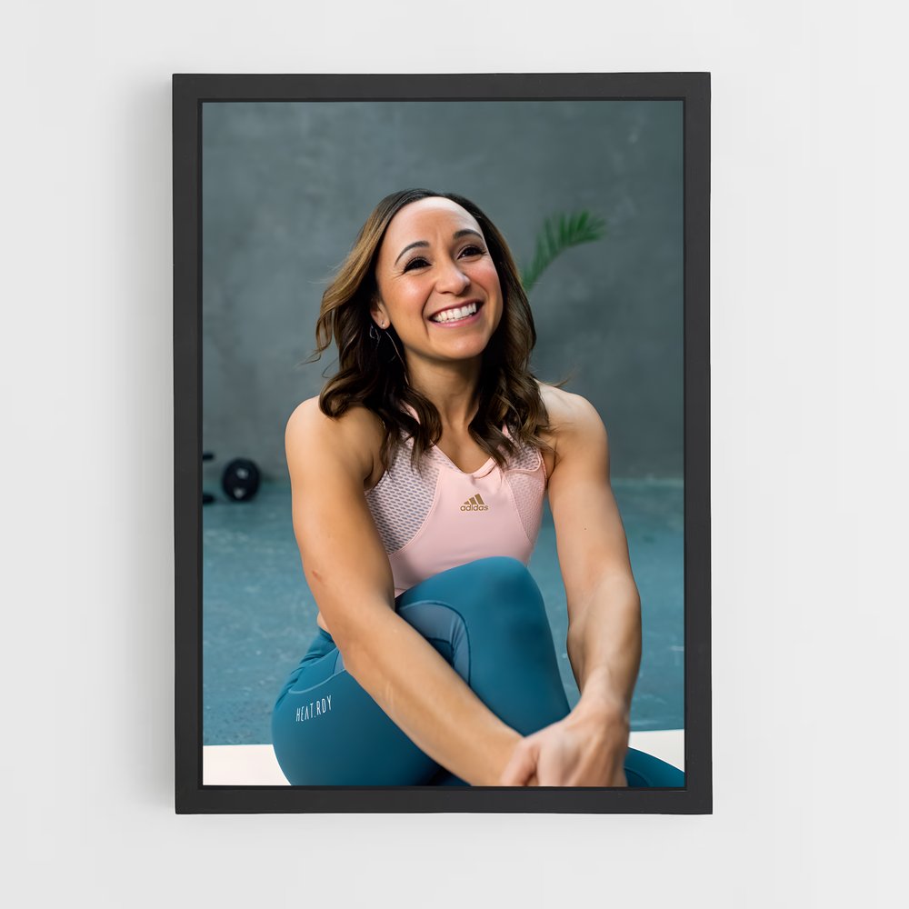 Poster Jessica sérénité – affiche Athlétisme (vue 2)